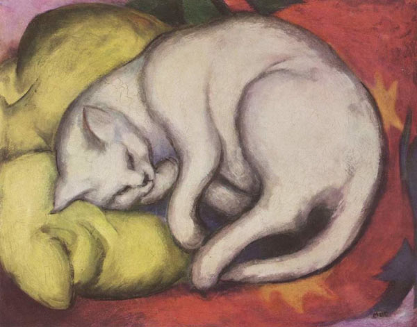 the white cat franz marc