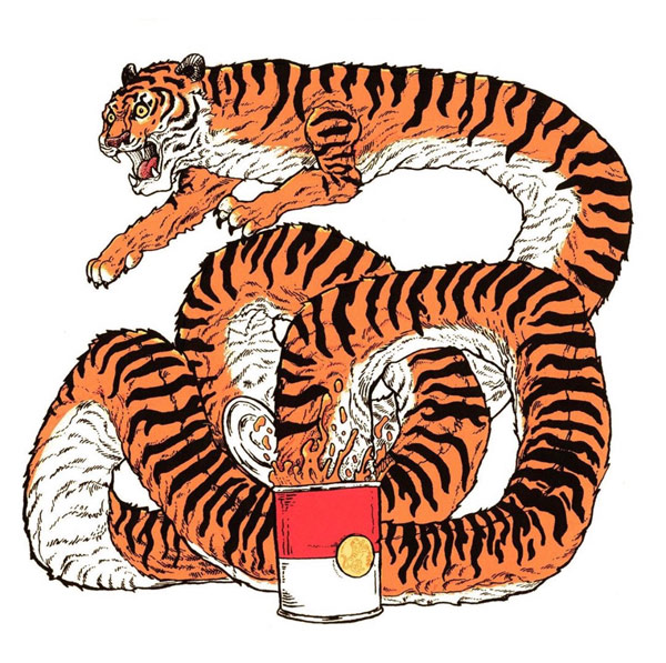 tiger soup art