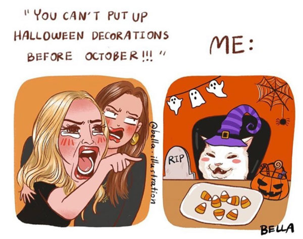 halloween decorations comic