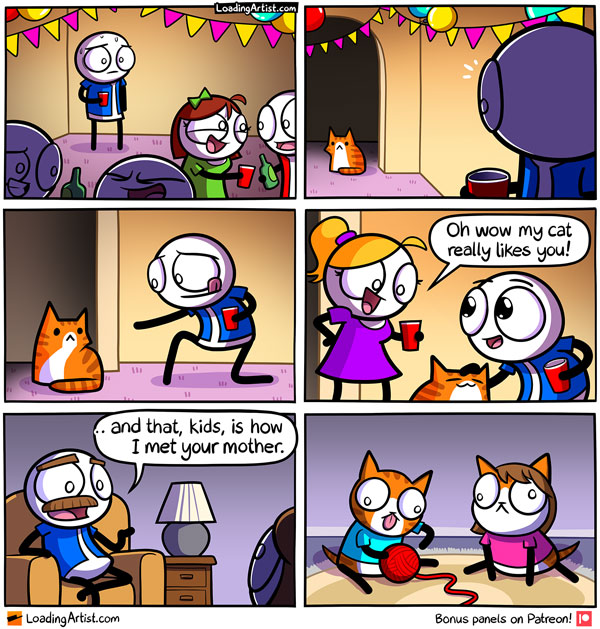 good with cats comic