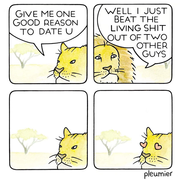 lion sex comic