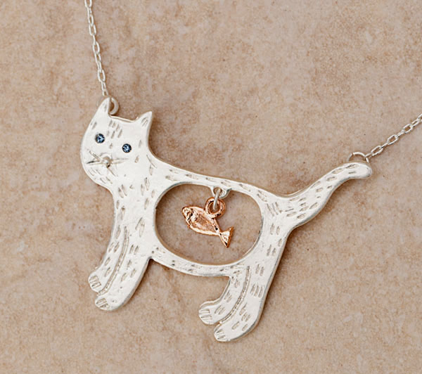 cat fish belly necklace