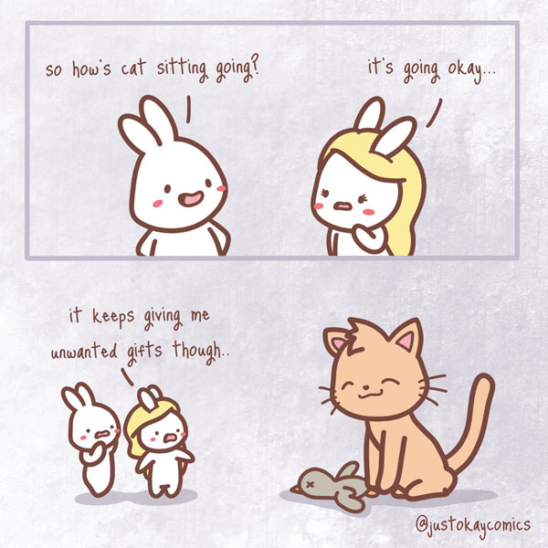 cat gifts comic