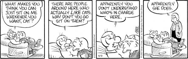 cat in charge comic