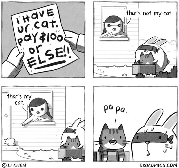 cat kidnap comic