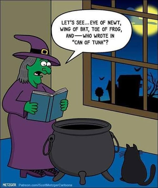 cat witches recipes comic