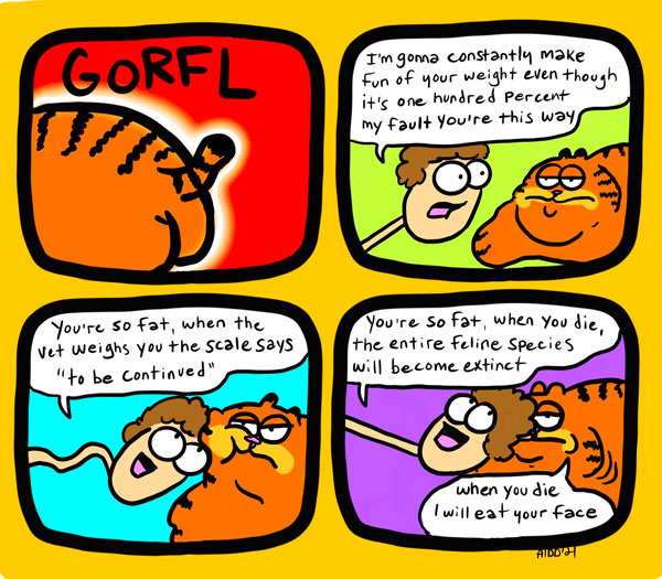 garfield parody comic