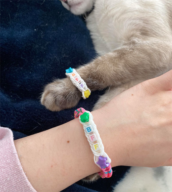 bff bracelets cat