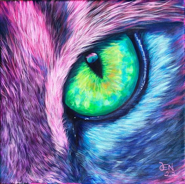 cat eye art