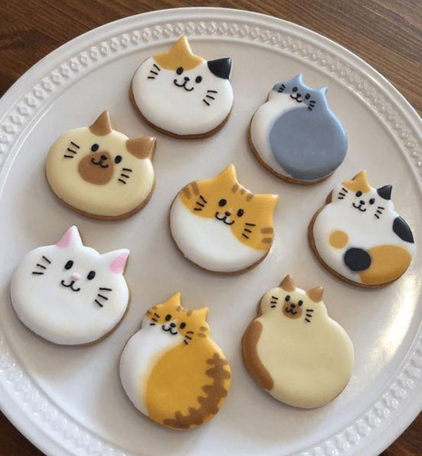 cookies cat art