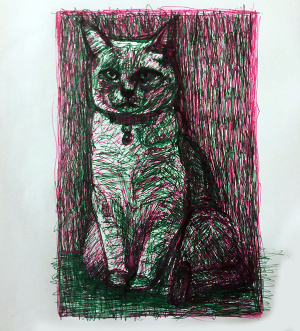 cat study art