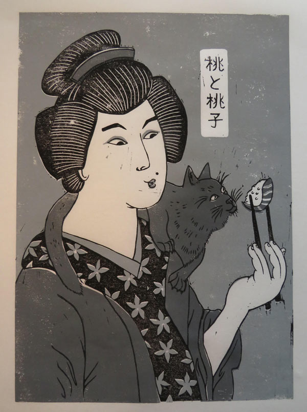 japanesegeisha and cat art