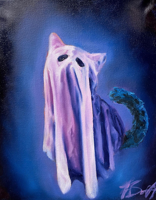 ghost cat art