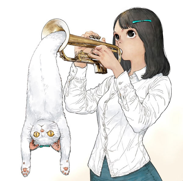 trumpet cat 
