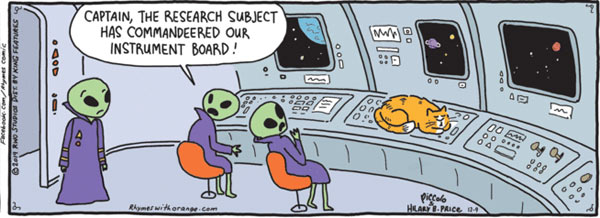 aliens meet cats comic