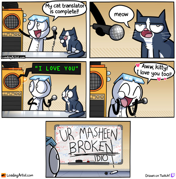 cat translator comic