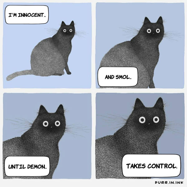 demon cat comic
