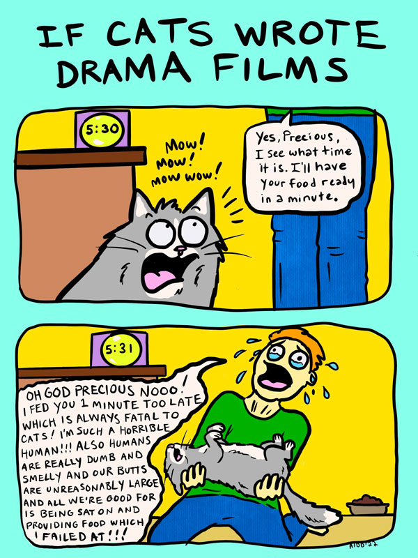 drama cat comic