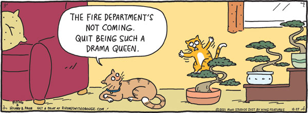 cat drama queen comic