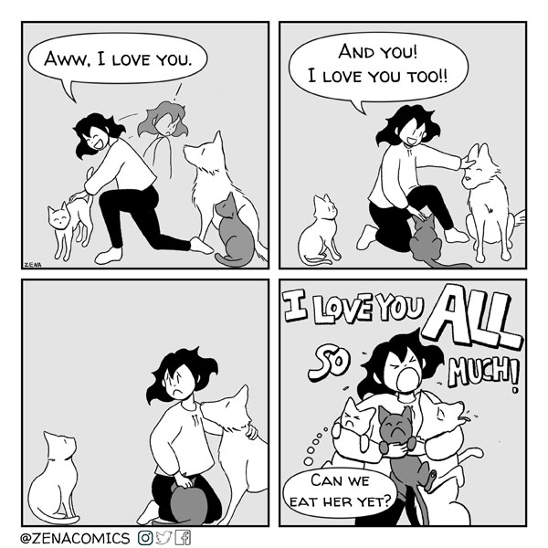 i love cats comic
