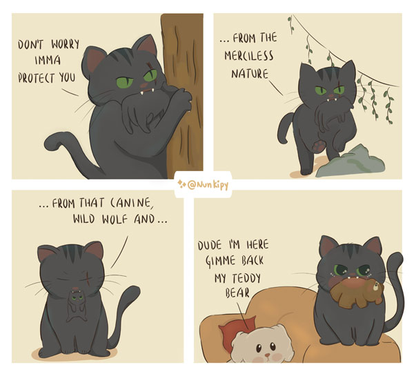 merciless hunter cat comic