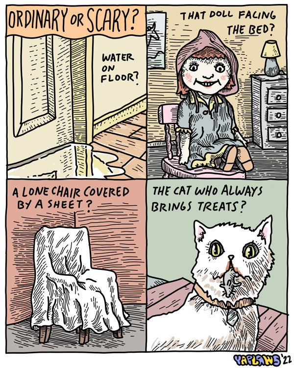 scary cat comic