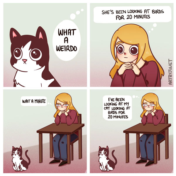 weirdo cat comics