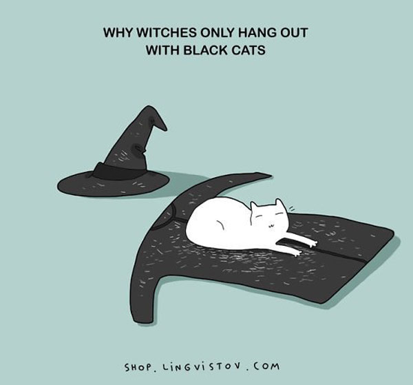 white cats and witches comic