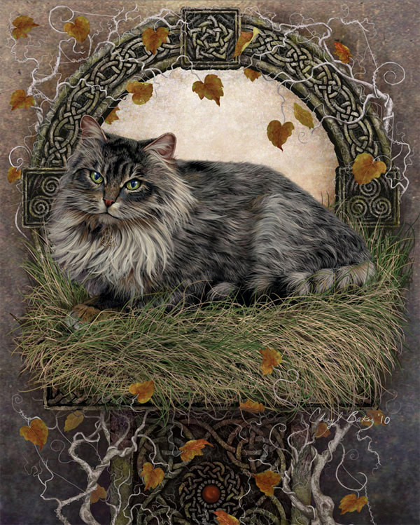 celtic cat art