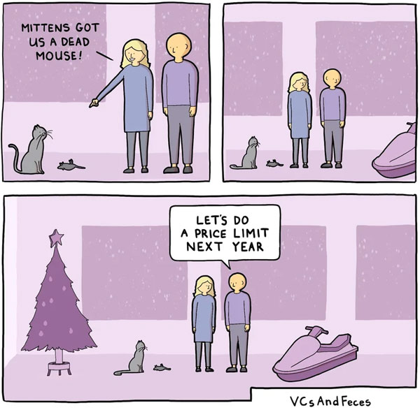 cat gifts mouse comic