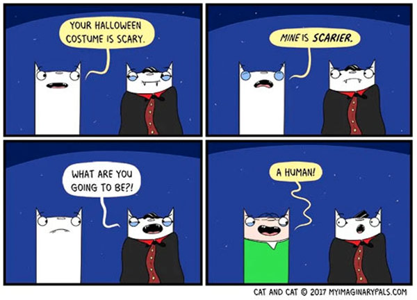 cat human costume comic