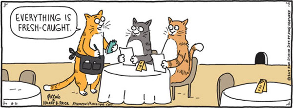 cat restaurant comic