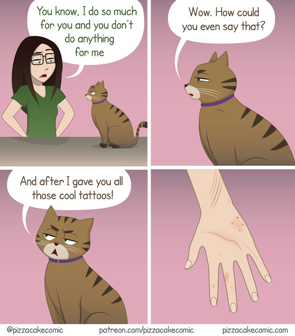 cat scar comic
