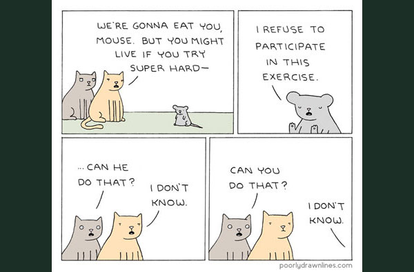 cat versus mouse comic