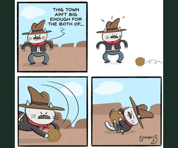 cowboy cat comic