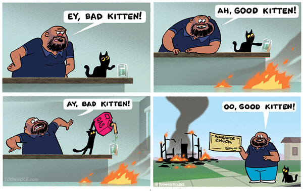 good bad kitten comic