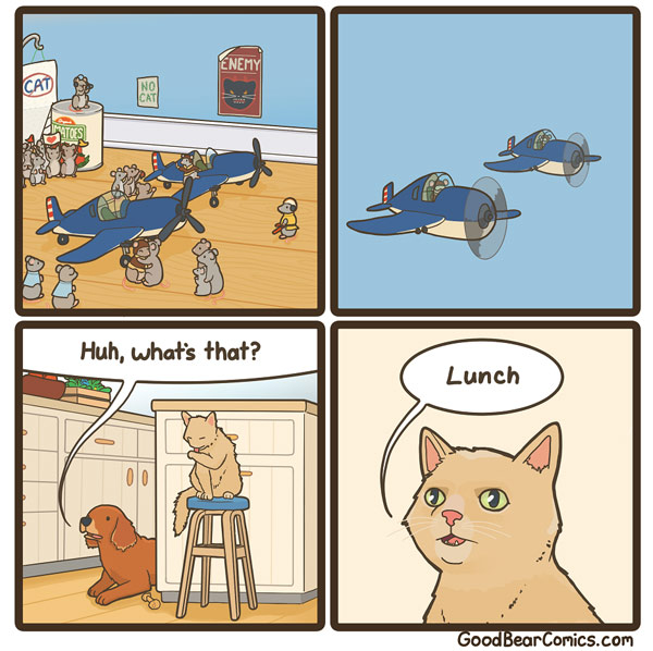 mice airplanes comic