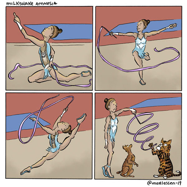 olympic cat comic