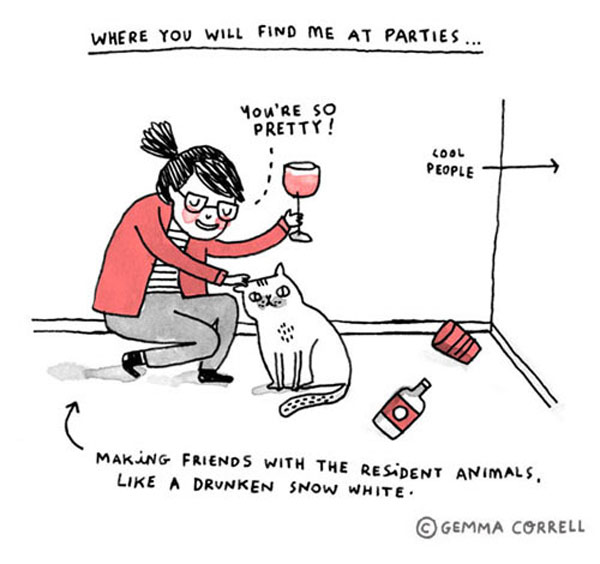 party cat comic