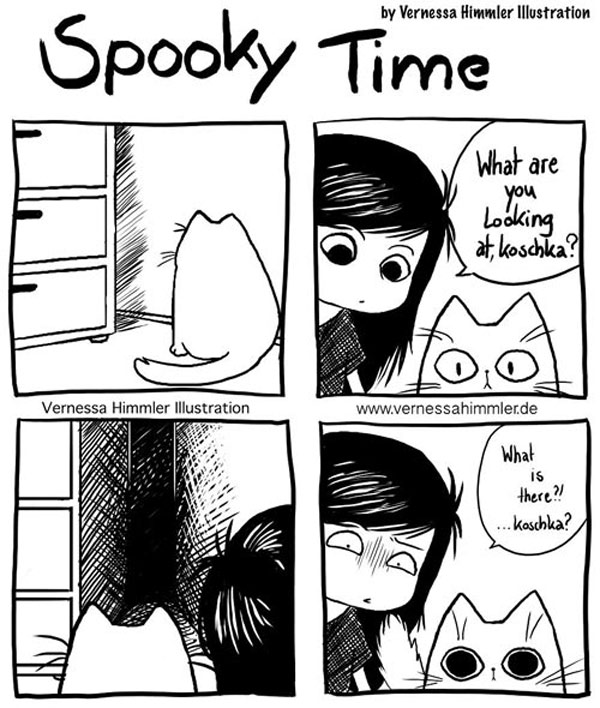 spooky cat comic