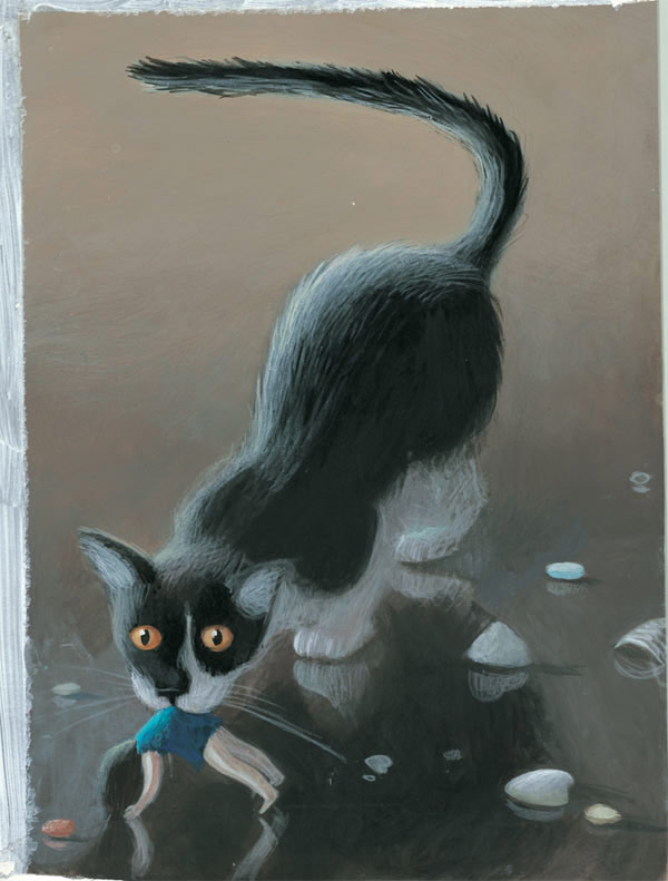 cat bookcover art