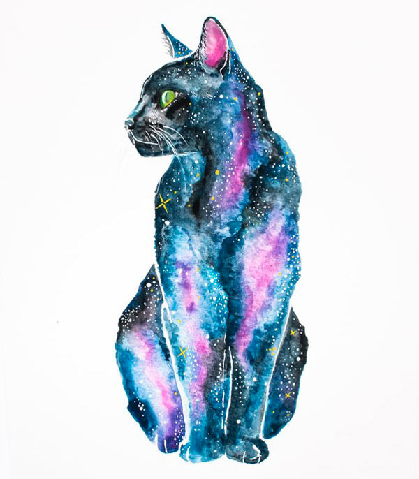 galaxy cat art