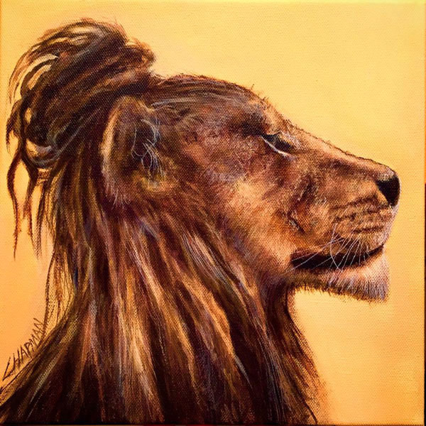 lion with man-bun