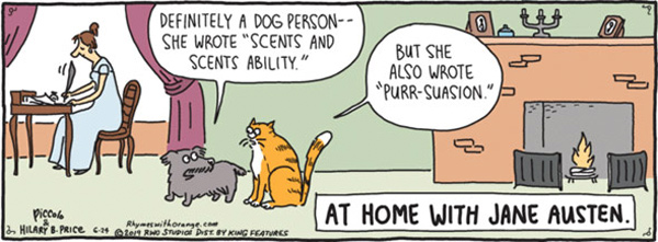 jane austen cat comic