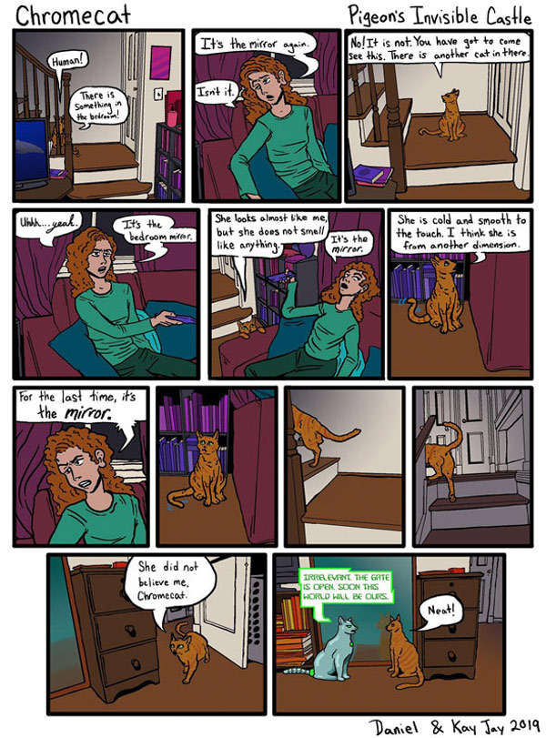 sci-fi cat comic