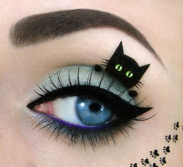 eye makeup cat