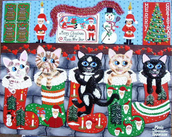 christmas cats