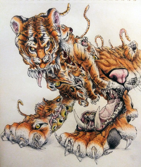 mutant tiger art