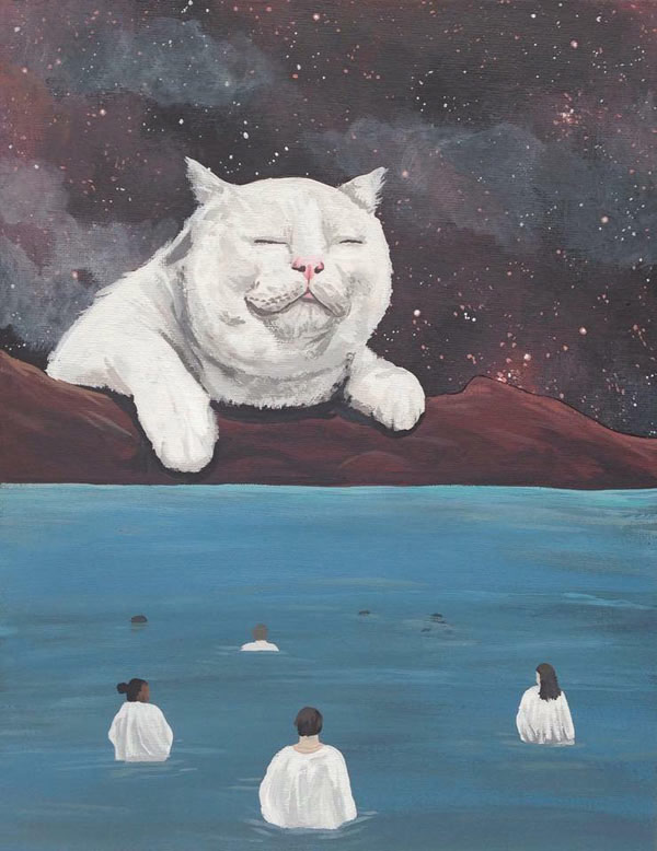 the rapture cat art