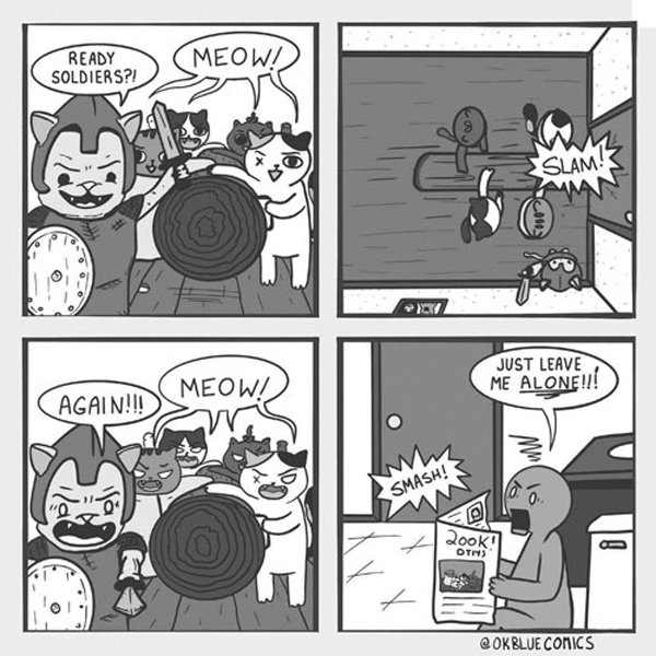 bathroom cats  comic